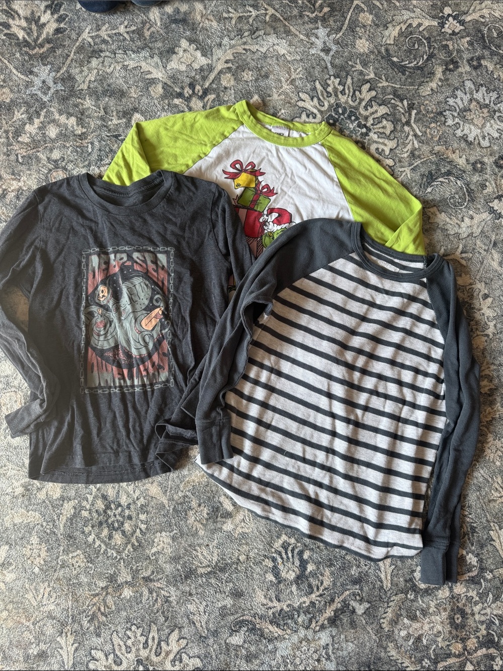 Bundle of 3 Boys Long Sleeve Tees